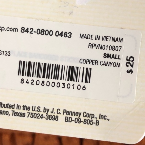 A.n.a. Striped Summer Peplum Tank Top Burnt Orange Small - Picture 6 of 13